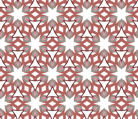 Geometric ornamental vector pattern. Seamless design texture.のイラスト素材