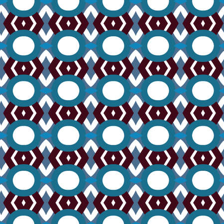 Geometric ornamental vector pattern. Seamless design texture.のイラスト素材