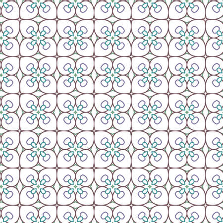 Seamless vector pattern in geometric ornamental styleのイラスト素材