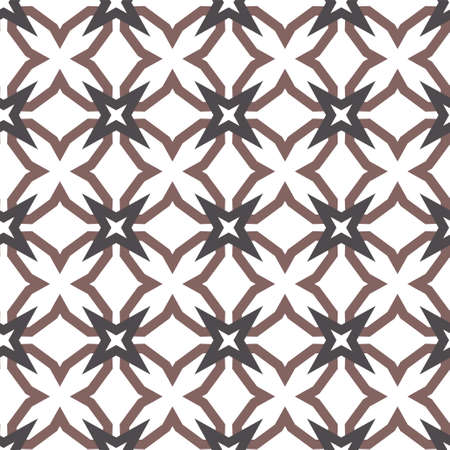 Seamless geometric ornamental vector pattern. Abstract backgroundのイラスト素材