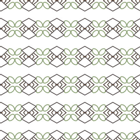 Geometric ornamental vector pattern. Seamless design texture.のイラスト素材