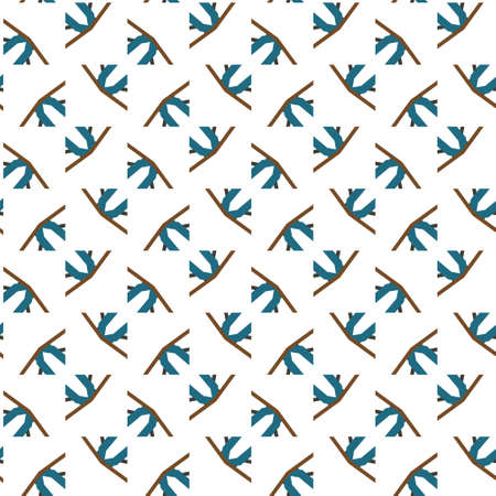 Geometric ornamental vector pattern. Seamless design texture.のイラスト素材