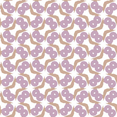 Seamless vector pattern in geometric ornamental styleのイラスト素材