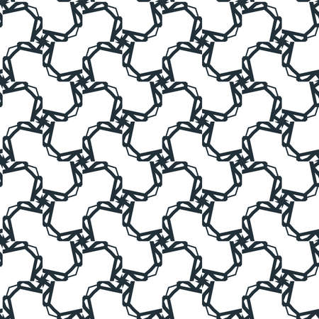 Seamless vector pattern. Background texture in geometric ornamental style.のイラスト素材