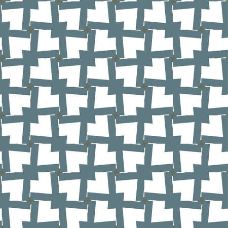 Geometric ornamental vector pattern. Seamless design texture.のイラスト素材