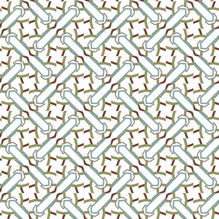 Seamless geometric ornamental vector pattern. Abstract backgroundのイラスト素材
