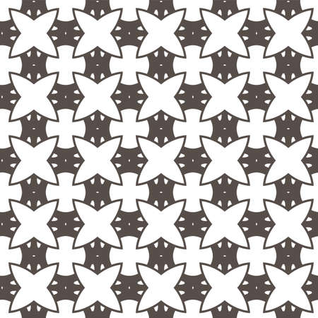 Seamless geometric ornamental vector pattern. Abstract backgroundのイラスト素材