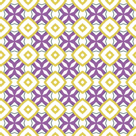Seamless geometric ornamental vector pattern. Abstract backgroundのイラスト素材