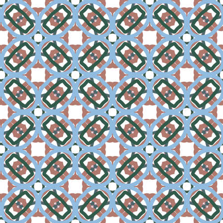 Seamless vector pattern. Background texture in geometric ornamental style.