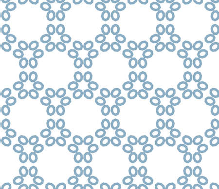 Seamless vector pattern in geometric ornamental style