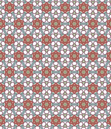 Seamless vector pattern. Background texture in geometric ornamental style.