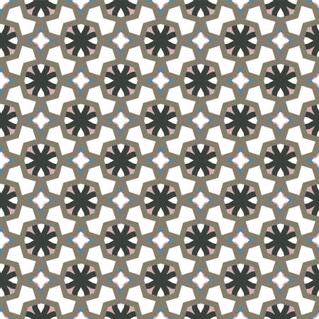 Geometric ornamental vector pattern. Seamless design texture.