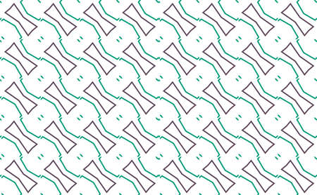 Seamless vector pattern in geometric ornamental style