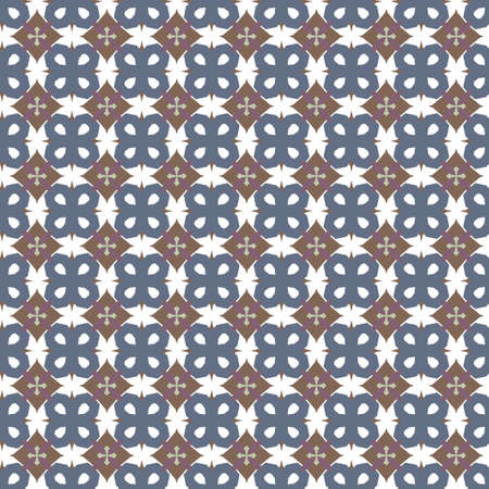 Seamless geometric ornamental vector pattern. Abstract background
