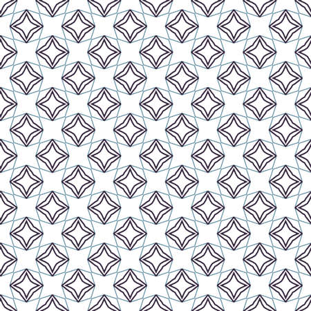 Seamless vector pattern in geometric ornamental style