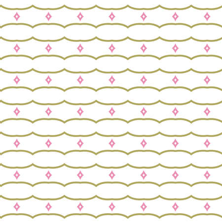 Seamless vector pattern. Background texture in geometric ornamental style.のイラスト素材