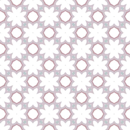 Seamless vector pattern in geometric ornamental style