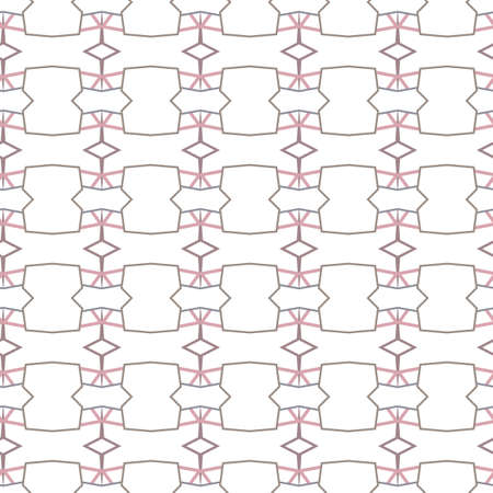 Geometric ornamental vector pattern. Seamless design texture.のイラスト素材