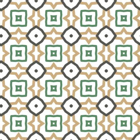 Seamless vector pattern. Background texture in geometric ornamental style.