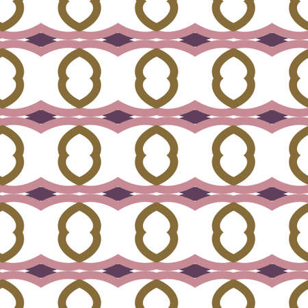 Seamless vector pattern in geometric ornamental styleのイラスト素材