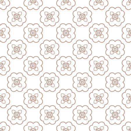 Seamless vector pattern in geometric ornamental style