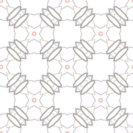 Seamless geometric ornamental vector pattern. Abstract background