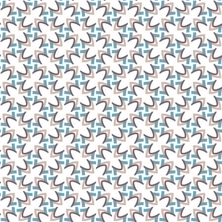 Seamless geometric ornamental vector pattern. Abstract backgroundのイラスト素材