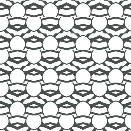 Seamless geometric ornamental vector pattern. Abstract backgroundのイラスト素材