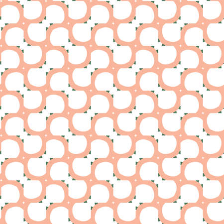 Seamless geometric ornamental vector pattern. Abstract backgroundのイラスト素材