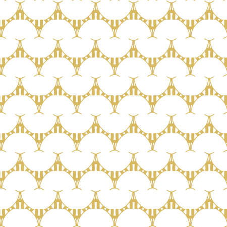Geometric ornamental vector pattern. Seamless design texture.のイラスト素材