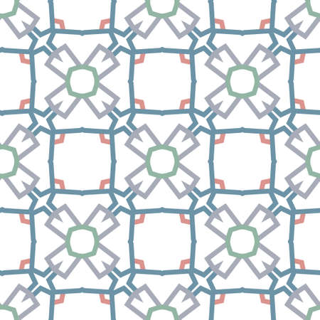 Seamless vector pattern. Background texture in geometric ornamental style.