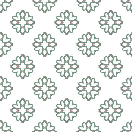 Seamless geometric ornamental vector pattern. Abstract backgroundのイラスト素材