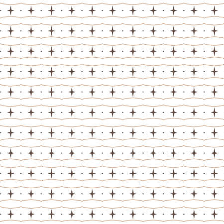 Seamless vector pattern in geometric ornamental style