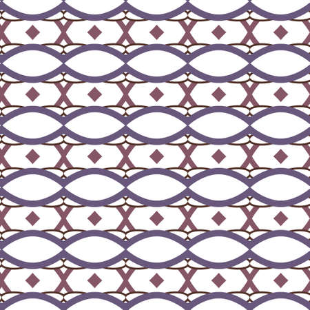 Seamless vector pattern in geometric ornamental styleのイラスト素材