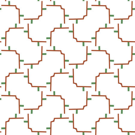 Seamless vector pattern. Background texture in geometric ornamental style.のイラスト素材