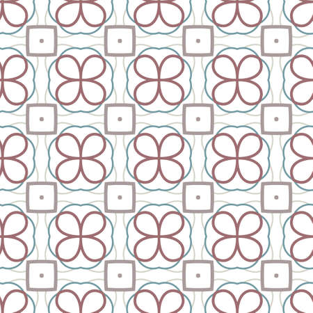 Geometric ornamental vector pattern. Seamless design texture.のイラスト素材