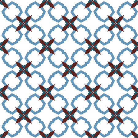 Geometric ornamental vector pattern. Seamless design texture.