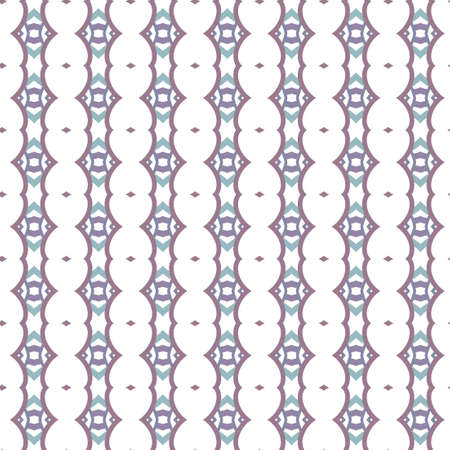 Seamless vector pattern in geometric ornamental style