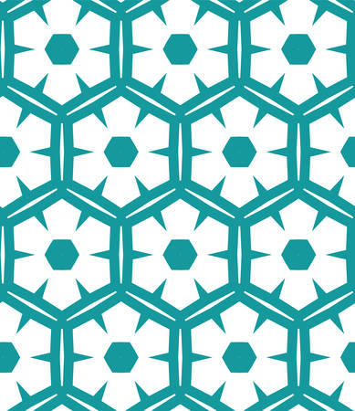 Seamless vector pattern in geometric ornamental styleのイラスト素材