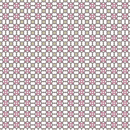 Seamless vector pattern in geometric ornamental style