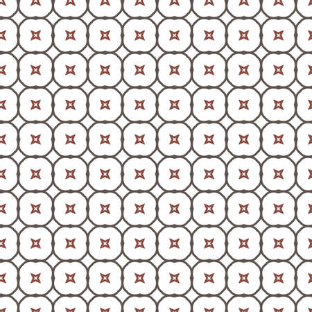 Seamless vector pattern in geometric ornamental styleのイラスト素材
