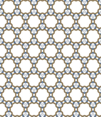 Seamless vector pattern. Background texture in geometric ornamental style.