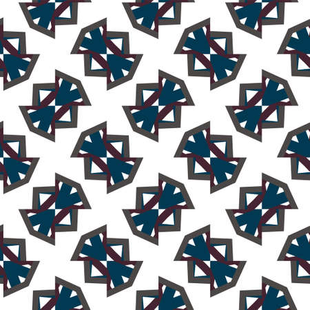 Seamless vector pattern. Background texture in geometric ornamental style.