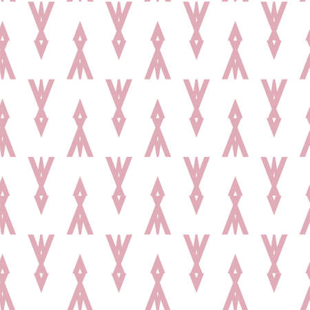 Seamless vector pattern in geometric ornamental style