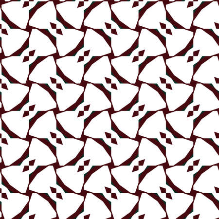 Seamless vector pattern in geometric ornamental styleのイラスト素材