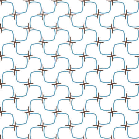 Seamless vector pattern. Background texture in geometric ornamental style.のイラスト素材