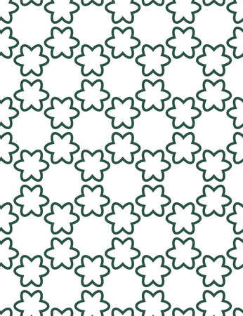 Geometric ornamental vector pattern. Seamless design texture.のイラスト素材