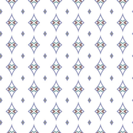 Seamless geometric ornamental vector pattern. Abstract background
