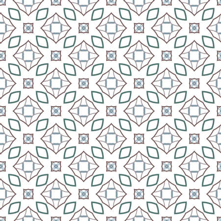 Seamless geometric ornamental vector pattern. Abstract backgroundのイラスト素材