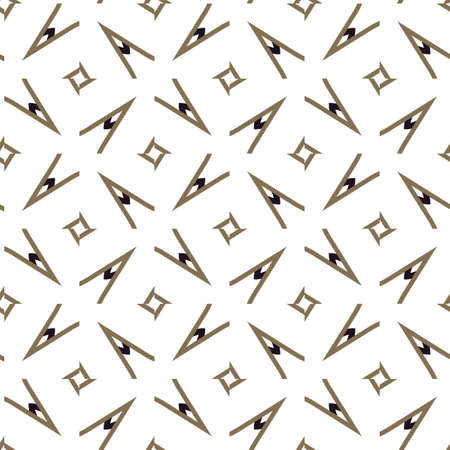 Seamless vector pattern. Background texture in geometric ornamental style.のイラスト素材